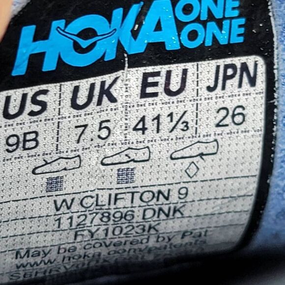 Hoka One One Clifton 9 - Women's running shoes - Size 9B - Picture 11 of 11